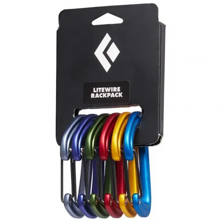 블랙 다이아몬드 Lite Wire 카라비너 6 팩 2137441447