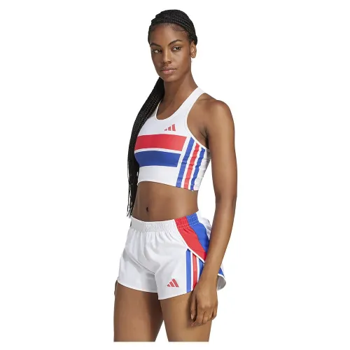 아디다스 Adizero Retro Crop 스포츠 탑 2141585129