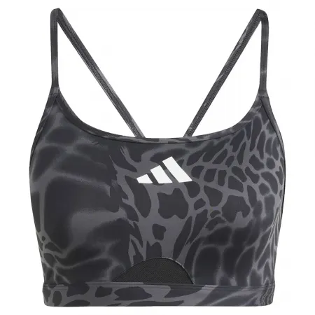 아디다스 Aeroreact 3 Stripes 스포츠 브라 로우 임팩트 2141585141