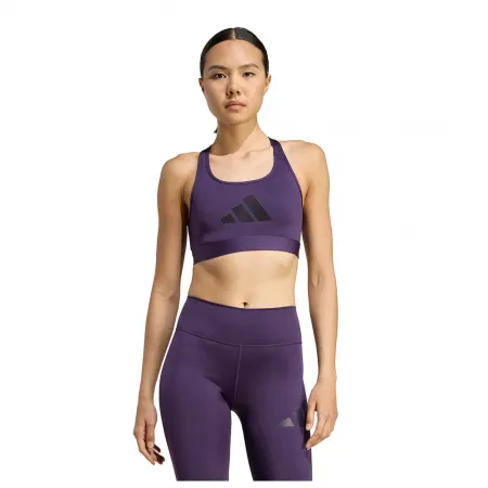 아디다스 Powerreact 그래픽 미디엄 임팩트 스포츠 브라 2142170822