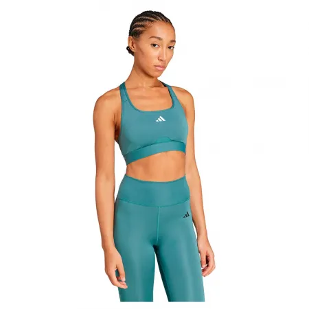 아디다스 Powerreact Training 미디엄 임팩트 스포츠 브라 2142170824