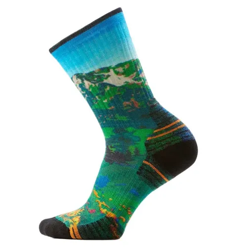 스마트울 Hike Targeted Cushion 마운틴 Lake Print 크루 양말 2142876801
