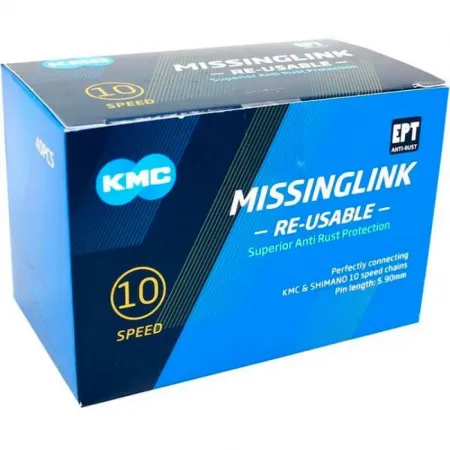 KMC EPT 10s 오토바이 체인 링크 40 단위 3136711649
