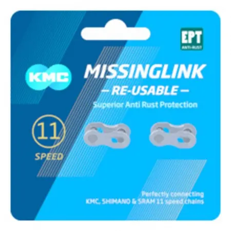 KMC EPT 오토바이 체인 링크 5.65 mm 2 단위 3137598949