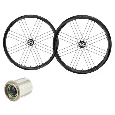 캄파놀로 Shamal C21 2-Way Fit Carbon 디스크 튜블리스 로드 휠 세트 3137754978