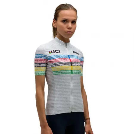 산티니 UCI 100 Champion 반팔 져지 3138193013