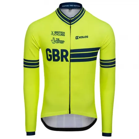 KALAS Great Britain Cycling Team 긴팔 져지 3139386418