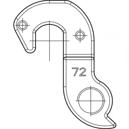 메리다 DH-072 디레일러 행거 3139974950