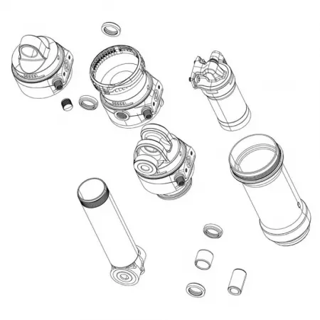 락샥 Compression/Rebound Vivid C1+ 2024+ 서비스 키트 3141012196