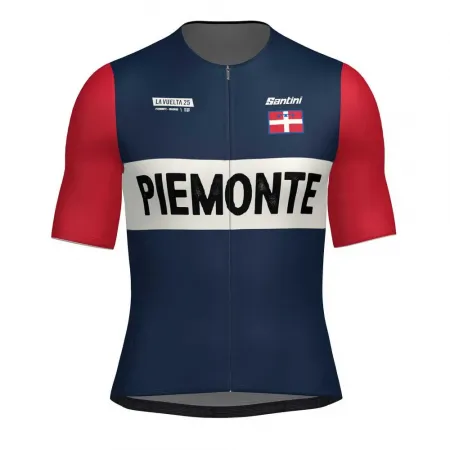 산티니 La Vuelta Grand Salida Piemonte 반팔 져지 3142241268