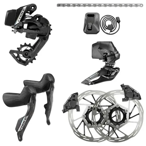 스램 Force AXS 36t 160 mm 디스크 Flatmount 자전거 부품 그룹 3142907001