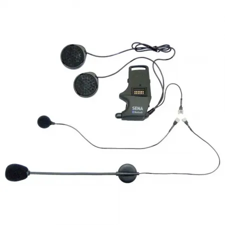 세나 Helmet Clamp Kit Attachable Boom Microphone and Wired Microphone 헤드폰 4136109098
