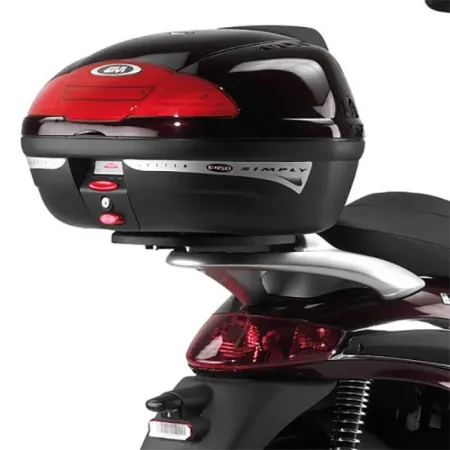 기비 Monolock Piaggio Beverly 125/200/250/400/500 탑 케이스 후면 피팅 4137999804