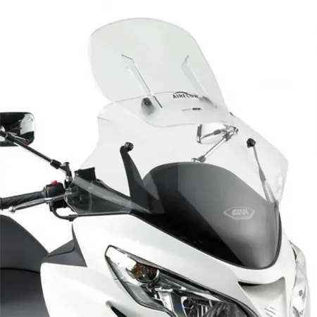 기비 AF266 Sliding Airflow 스즈키 Burgman 400 K7/K8/K9/L0/L1/L2/L3/L4/L5/L6 조절 가능한 앞 유리 4138008053