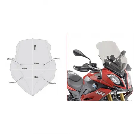 기비 D5119S BMW S 1000 XR 앞유리 4138008217
