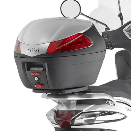 기비 Monolock Piaggio Liberty 50/125/150/200&Liberty 50/125/150 I-GET 탑 케이스 후면 피팅 4138106717