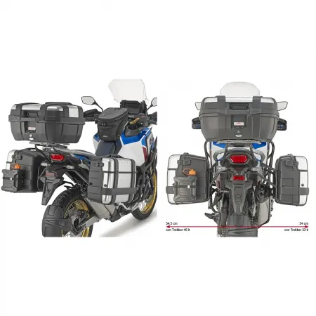 기비 Monokey 혼다 CRF Africa Twin 어드벤처 Sports 20 1000 L 사이드 케이스 장착 4138411853