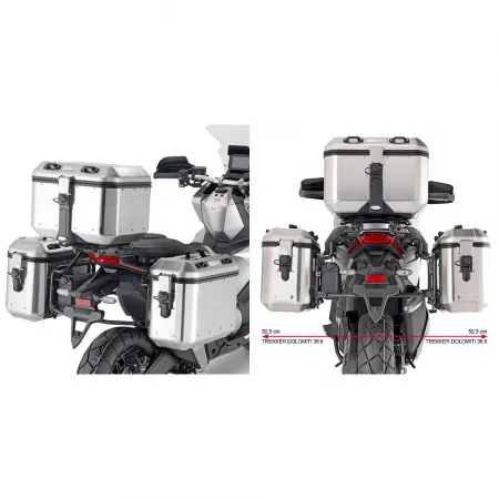 기비 Monokey 혼다 X-adv 750 21 사이드 케이스 장착 4139353410