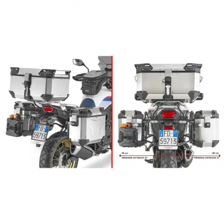 기비 혼다 XL 750 Transalp Monokey Cam-Side Trekker Outback 사이드 케이스 장착 4141003164