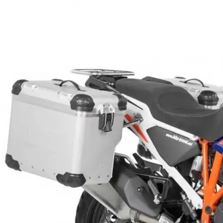 투라텍 Zega EVO X 45/45L Black Rack KTM 1290 Super Adventure S/R 사이드 케이스 세트 4141177216