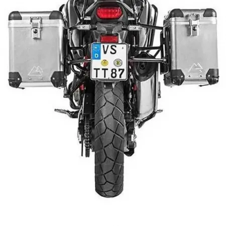 투라텍 ZEGA Pro 38/45L con portamaletas de Stainless Steel Black Rack Honda CRF1100L Africa Twin 2021 사이드 케이스 세트 4141190401
