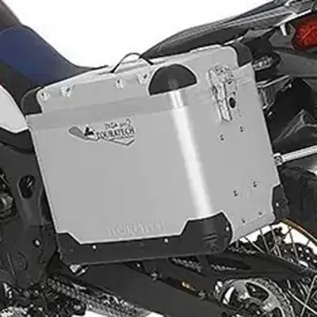 투라텍 ZEGA Pro And-S 38/45L Stainless Steel Honda CRF1000L Africa Twin 2015-2017 사이드 케이스 세트 4141190436