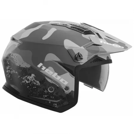 HEBO HTR-P01 V6 Camo 오픈 페이스 헬멧 4141535454