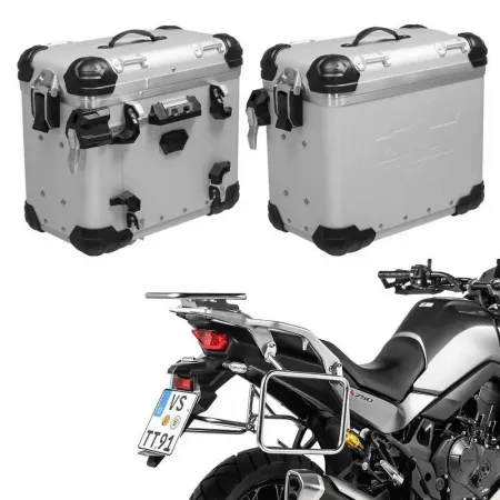 투라텍 ZEGA Evo And-S 38L/38L 혼다 XL750 Transalp 사이드 케이스 세트 4142547260