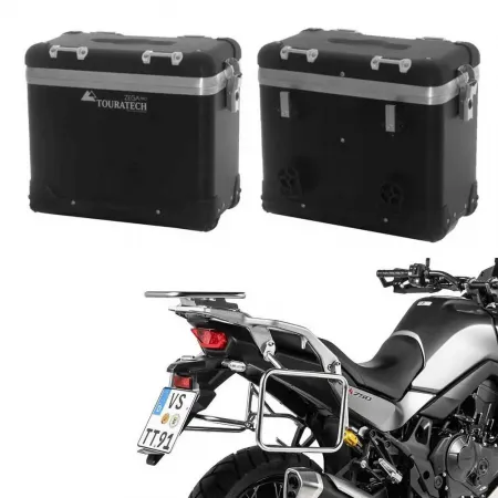 투라텍 ZEGA Pro 38L/38L 혼다 XL 750 Transalp 사이드 케이스 세트 4142547287