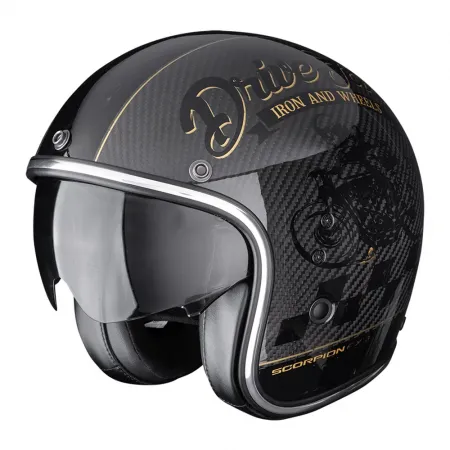 스콜피온 Belfast Evo 카본 Zippy 오픈 페이스 헬멧 4142609185
