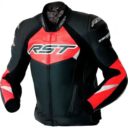 RST Tractech Evo D3O 펀칭 가죽 자켓 4142751204
