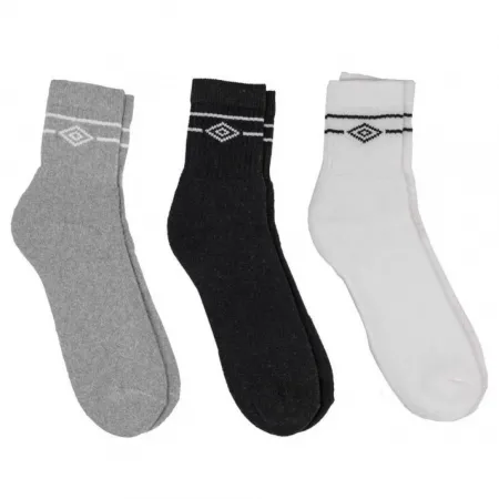 엄브로 Stacked Logo Sports 짧은 양말 3 켤레 5137264070