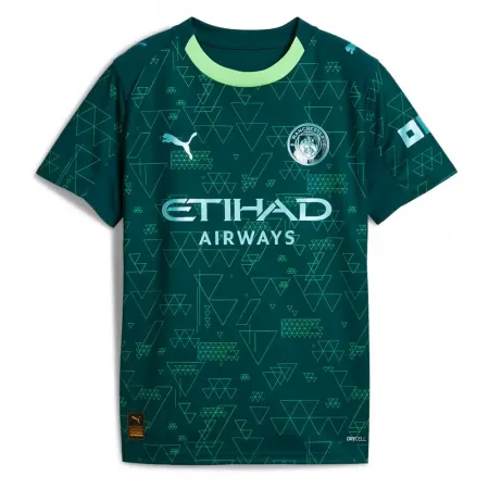 푸마 Manchester City FC 25/26 Replica 네 번째 유니폼 주니어 반팔 티셔츠 5142041197