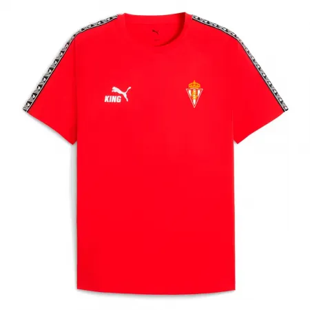 푸마 Sporting Gij?n TeamKing 반팔 티셔츠 5142041298