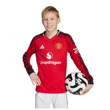 아디다스 Manchester United 25/26 홈 주니어 긴팔 티셔츠 5142117454