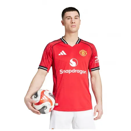 아디다스 Manchester United 25/26 Authentic 홈 반팔 티셔츠 5142117561