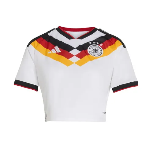 아디다스 Germany 26/27 Cropped Replica 홈 여성 반팔 티셔츠 5142649434