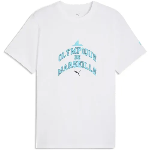 푸마 Olympique Marseille FtblCulture 반팔 티셔츠 5142669912