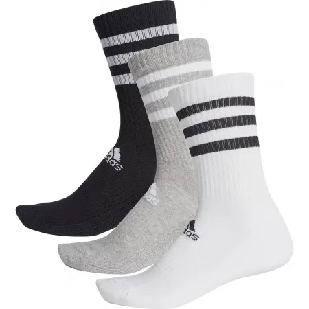 아디다스 3 Stripes Cushioned Crew 양말 3 켤레 6138968685