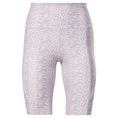 리복 Lux Bold High-Waisted Modern Safari Print 짧은 레깅스 6139444912