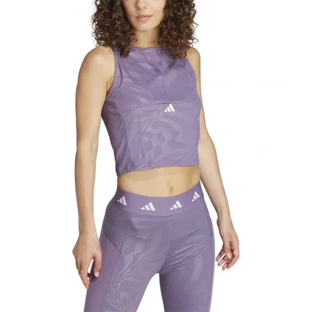 아디다스 Techfit Printed Cro 민소매 티셔츠 6140502244