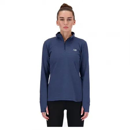뉴발란스 Sport Essentials Space Dye 하프 지퍼 긴팔 티셔츠 6141043319