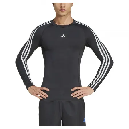 아디다스 Techfit Compression 3 Stripes 긴팔 티셔츠 6141050672