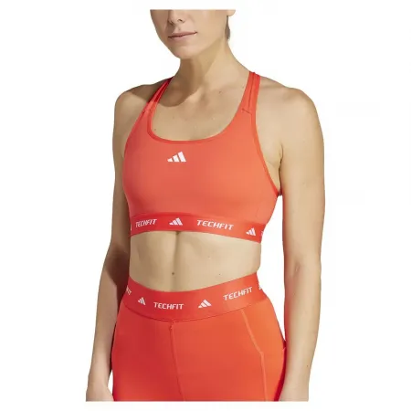 아디다스 Techfit Medium 미디엄 임팩트 스포츠 브라 6141126616