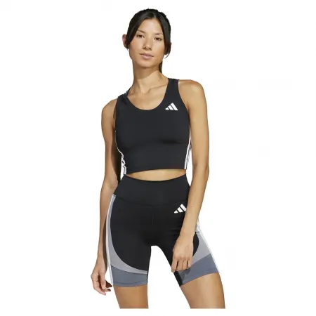 아디다스 Train Essentials 3 Stripes Crop 민소매 티셔츠 6141516971