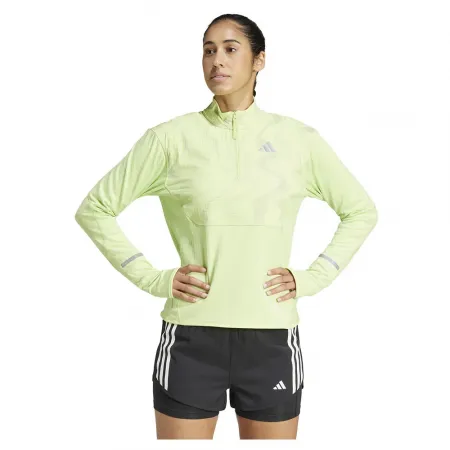 아디다스 Ultimate Hi Vis Reflective 하프 지퍼 스웨트셔츠 6141542550