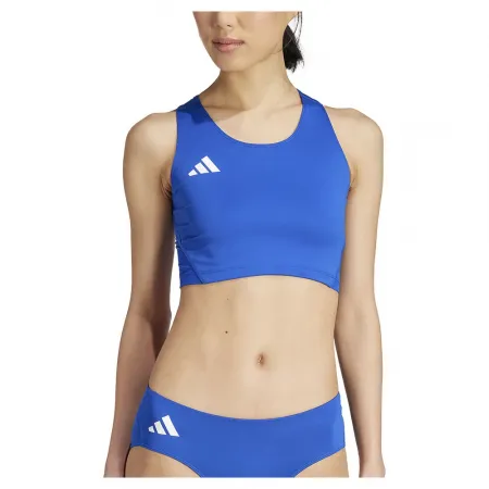 아디다스 Adizero Essentials Crop 스포츠 탑 6141585123