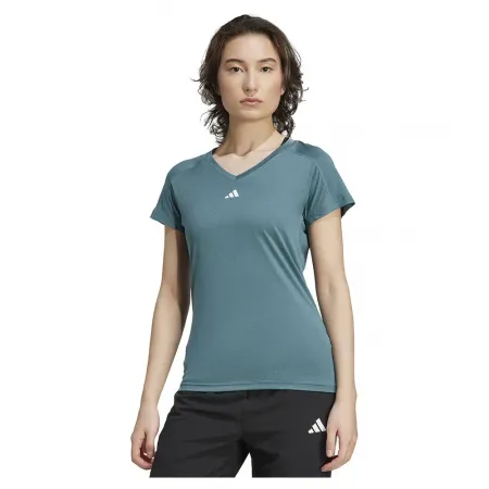 아디다스 Aeroready Train Essentials Minimal Branding V-Neck 반팔 티셔츠 6142116682