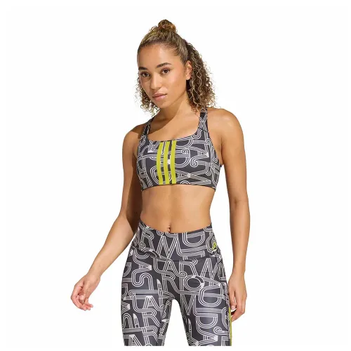 아디다스 X Farm Rio Optime 미디엄 임팩트 스포츠 브라 6142697289