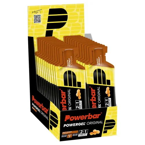 파워바 Powergel Original 에너지 젤 상자 땅콩 41g 24 단위 7137102893